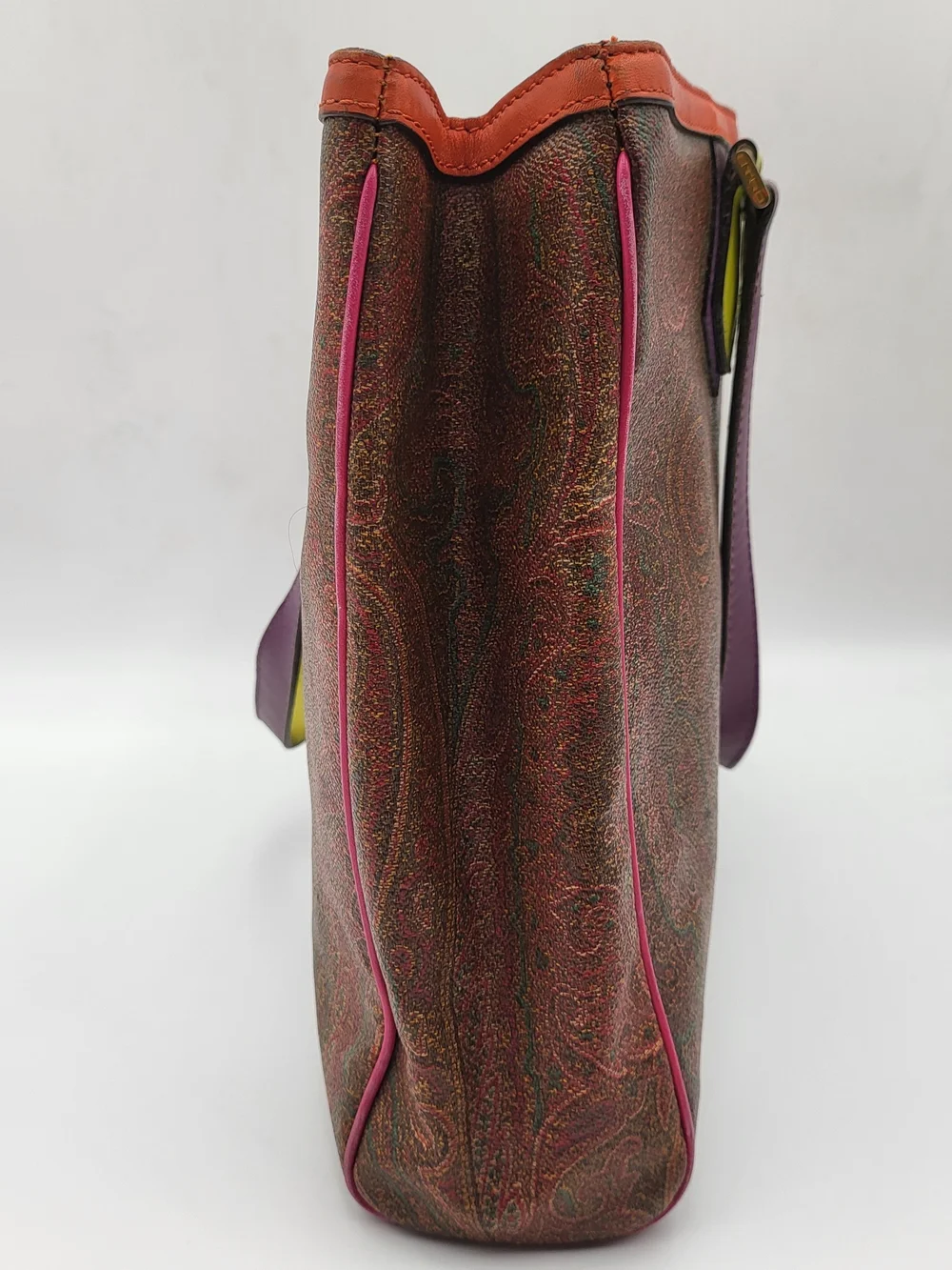 Etro Multicolor Paisley Pattern MM Tote Bag. Authentic..